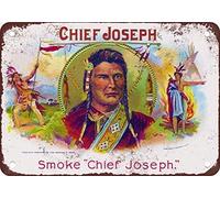 DOGT Chef Joseph Cigars Reproduction de Plaque en métal Style Vintage 20,3 x 30,5 cm