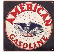 DOGT Metal tin Sign 12x16 inches American Gasoline Gas Pump Oil Advertising Metal Sign