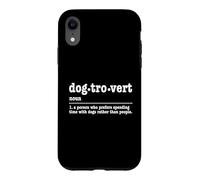 Dogtrovert Design Amusant pour Amoureux des Chiens Coque pour iPhone XR