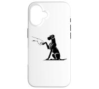 Dogue Allemand avec la Main, Maman Dogue Allemand Coque pour iPhone 16