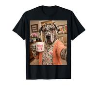 Dogue Allemand Selfie Humour Maman Maman Amour Appréciation T-Shirt