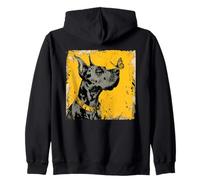 Dogue avec Papillon | Amitié Entre Chien et Nature Sweat à Capuche