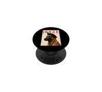 Dogue - Belge Malinois Maman Chien Papa PopSockets PopGrip Adhésif