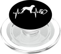 Dogue de Bordeaux Dog Heartbeat Paw Love Funny Puppy Lover PopSockets PopGrip pour MagSafe