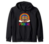 Dogue de Bordeaux Dog LGBTQ Rainbow Gay Lesbian LGBT Pride Sweat à Capuche