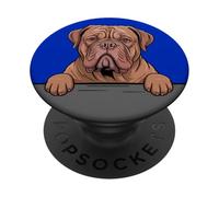 Dogue de Bordeaux Drôle de Poche Chien Mastiff Français PopSockets PopGrip Adhésif