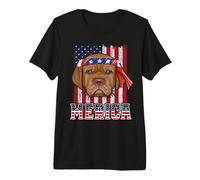 Dogue de Bordeaux Merica 4th of July Dog Funny Patriotic T-Shirt Haut de Gamme