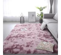 DOGUO Grand Tapis Salon 180 x 310 cm Poil Long Doux Tapis Moelleux et Moelleux Moderne Design pour Decoration Salon, Chevet, Rose Pourpre