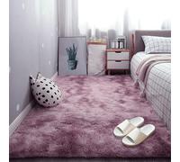 DOGUO Tapis de Salon 180 x 310 cm Dessous Antidérapant Chambre Tapis Décoratif Facile à Nettoyer pour Salon, Chambre à Coucher, Couloir, Rose Pourpre