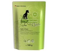Dogz finefood Nourriture pour Chien No. 4 Poule et Faisan 100 g, Lot de 12 (12 x 100 g)