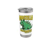 Dogzilla Chien Monstre Kaiju Chaos Fan Gobelet isotherme en acier inoxydable double paroi