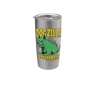 Dogzilla Chien Monstre Kaiju Chaos Fan Gobelet isotherme en acier inoxydable double paroi