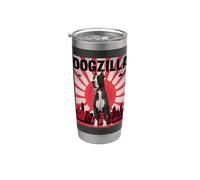 Dogzilla pour les amoureux des chiens Gobelet isotherme en acier inoxydable double paroi
