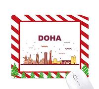 doha, ville un monument historique tapis de souris canne de noël du tapis.
