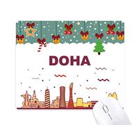 doha, ville un monument historique tapis de souris en jeu - office mat noël