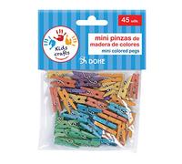 Dohe 18110 Lot de 45 Pinces à Linge en Bois