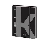 Dohe 45005 Ksual Classeur de rechange A4 en caoutchouc Noir