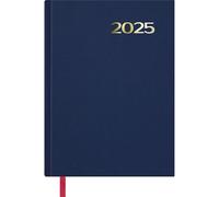 Dohe - Agenda 2025 - Un Jour par Page, Taille A5 (14x20 cm), 12 Mois de Janvier à Décembre, Couverture Rigide, Planificateur en Espagnol, Fournitures de Bureau - SÍNTEX Bleu