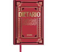Dohe Agenda 2026 1 jour par page, format 1/8 (11,5 x 16,5 cm), 12 mois de janvier à décembre, couverture rigide, langue espagnole, marque-page, échéances 2026-2027, planning annuel et dates à