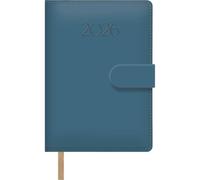 Dohe Agenda 2026 1 jour par page, format 12,5 x 18 cm, couverture souple en similicuir, fermeture magnétique avec rabat, marque-page, 12 mois de janvier à décembre, planificateur annuel en espagnol