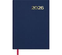 Dohe - Agenda 2026 Portugais - Jour par Page, Format A5 (14x20 cm), Couverture Rigide, 12 Mois Janvier à Décembre, Planificateur Annuel avec Marque-Page - Sintra Bleu