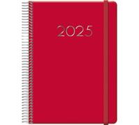 Dohe - Agenda Cabana - Journée Page - 15 x 21 cm - Rouge