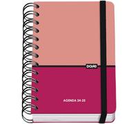 Dohe - Agenda scolaire 2023-2024 - Format A6 - Jour Page - Rose - DUO