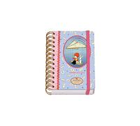 DOHE Agenda scolaire - Format A6 D/P - Santoro "Poppi Loves" - Messenger, violet, 51176