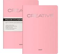 DOHE - Cahiers A4 avec Pages Intérieures Vierges (2 pcs.)