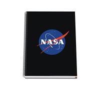 Dohe - Carnet A4 (Couverture doublée - intérieur 5 mm) - Nasa - Logo
