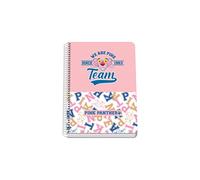 Dohe - Carnet A5 - Couverture rigide - 4 mm - Pink Panther - Modèle Team
