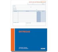 Dohe - Carnet de notes de livraison (10 unités) - 50 feuilles doubles (50 feuilles avec 1 copie), format A6 paysage 15 x 10 cm, blocs en espagnol pour envois de marchandises, fournitures de bureau