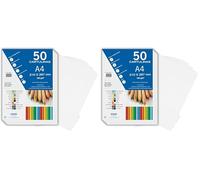 Dohe - Cartolines Blanches A4 (50 unités) - Format 21x29,7 cm, Épaisseur 180 g/m², Loisirs créatifs, Impression et Fournitures scolaires (Lot de 2)