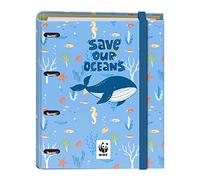 Dohe - Classeur à anneaux A4 35 mm - WWF - Save our Oceans