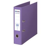 DOHE Classeur écologique 2 Anneaux - Capacité : 520 Feuilles, Format Folio 29 x 35 cm, Dos 7 cm avec Porte-Cartes, Violet