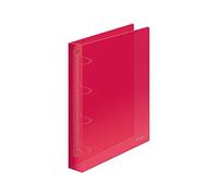 DOHE - Classeur PP 4 anneaux 25 mm, rouge - A4