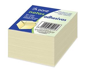 DOHE - Cubes de notes autoadhésives - 75 x 75 mm - 400 feuilles