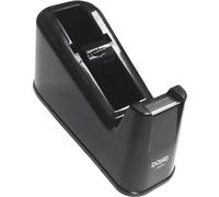 Dohe - Distributeur de ruban adhésif 19 mm x 33 m - Matériaux résistants, lame de coupe facile, base antidérapante - Fournitures de bureau - Noir