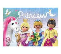 Dohe Educa - Puzzle progressif pour Enfants - 48 pièces en Carton, Playmobil Princess, Puzzle pour Enfants de 4 à 6 Ans, matériel éducatif