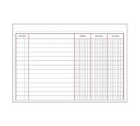 Dohe Livre De Comptabilité, Comptes, Quart Paysage - 9927