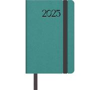 Dohe Manhattan Agenda semainier 2025, format de poche (8,5 x 13 cm), 12 mois de janvier à décembre, couverture souple en similicuir, planificateur en espagnol, fournitures de bureau
