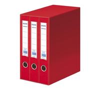 DOHE - Module Archicolor 3 classeurs format feuillet rouge