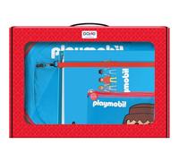 Dohe - Pack Scolaire Grand Sac à Dos, Trousse Triple et classeur avec 100 Feuilles de Rechange - Ensemble Primaire, Mallette, matériel Scolaire