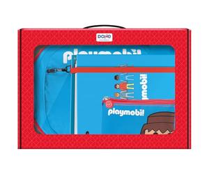 Dohe - Pack Scolaire Grand Sac à Dos, Trousse Triple et classeur avec 100 Feuilles de Rechange - Ensemble Primaire, Mallette, matériel Scolaire