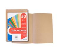 DOHE - Pack Sous-chemises - Format feuillet - Kraft - 50 u.