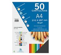 DOHE - Papier à dessin 50 feuilles A4 Noir