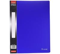 DOHE - Porte-vues 30 pochettes PP (40 mic) Bleu Dos personnalisable