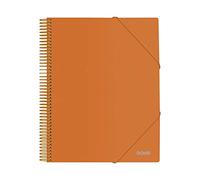 DOHE - Porte-vues de 30 pochettes PP (80 mic) A4 à spirale - Orange
