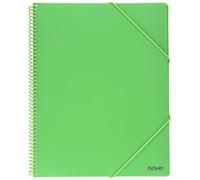 DOHE - Porte-vues de 30 pochettes PP (80 mic) A4 à spirale - Vert