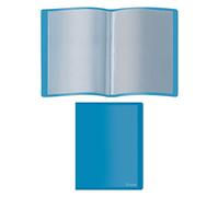 DOHE - Porte-vues PP de 20 pochettes PP (80 mic) Souple Bleu